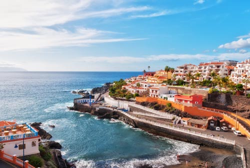 Puerto Santiago, Tenerife, in the Spanish Canary Islands