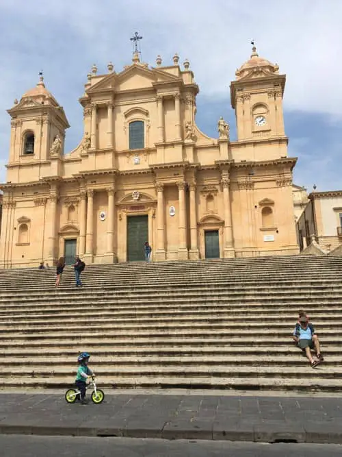 The cathdral at Noto, Sicily