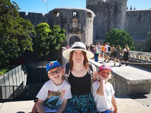 Family photo at Pile Gate