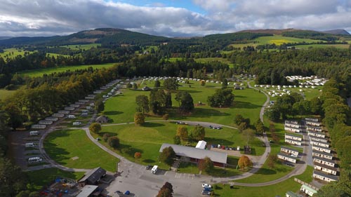 Blair Castle Aerial Shot