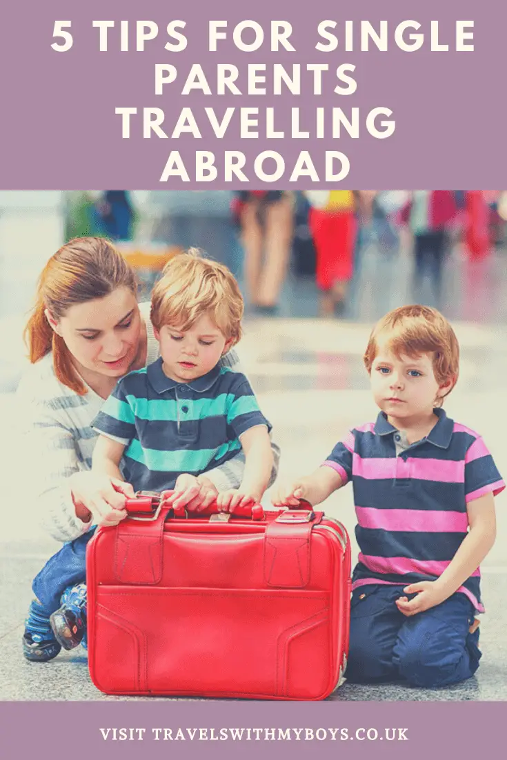 single parent travel to usa