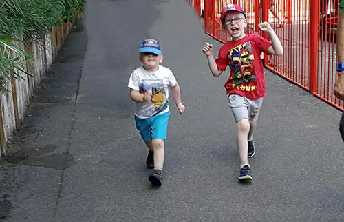 Two happy boys at Legoland Windsor