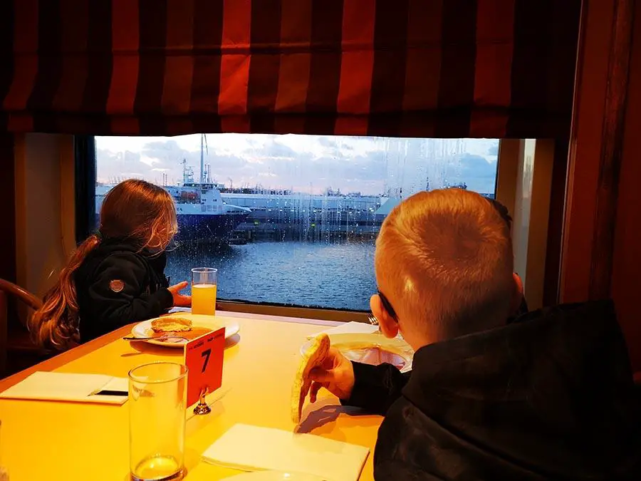 Onboard the Hull to Rotterdam Ferry